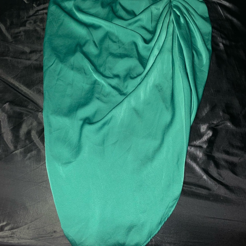 SHEIN Green Draped Skirt